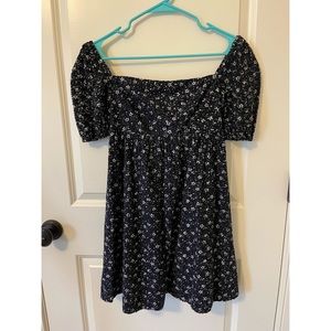 Anthropologie Maeve Eyelet Off the Shoulder Dress